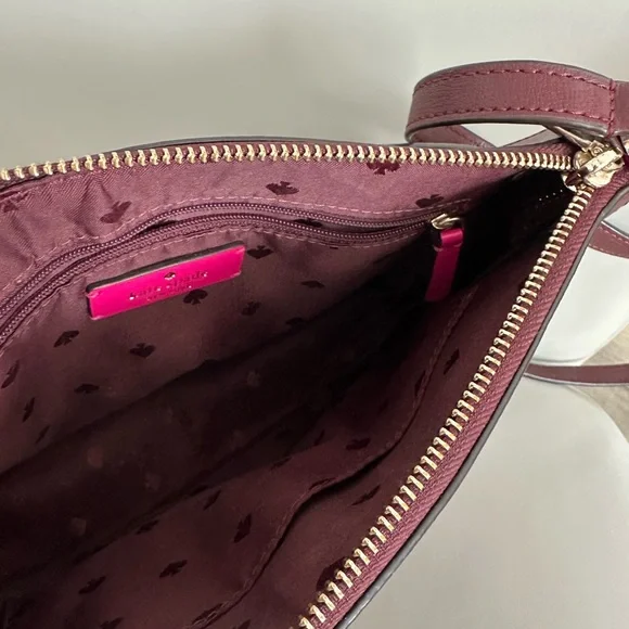 Kate Spade Burgundy Crossbody Bag - Picture 4 of 8